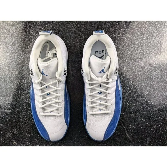 Nike Air Jordan XII Low White French Blue DH4120-101 Men's Size 8 NEW